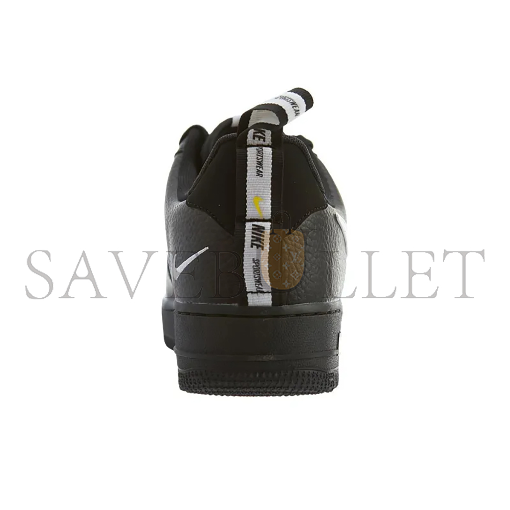 NIKE AIR FORCE 1 LOW UTILITY BLACK WHITE AJ7747-001